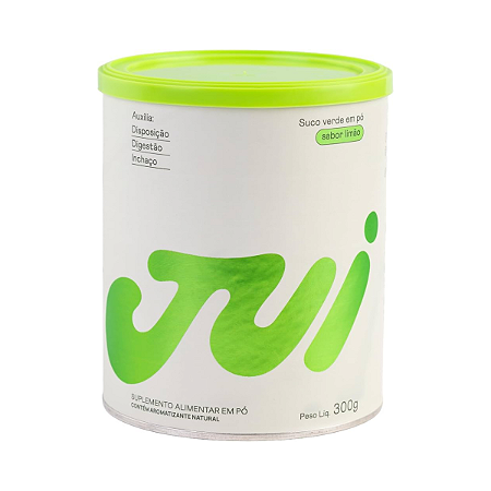 Jui - Suco Verde Detox Funcional Em Pó Sabor Limão 30 Doses
