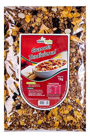 Granola 1kg Tradicional - Vivamais Alimentos
