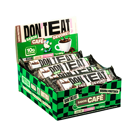 Barra De Proteína Sabor Café Dont Eat Devore - Caixa 12 Un