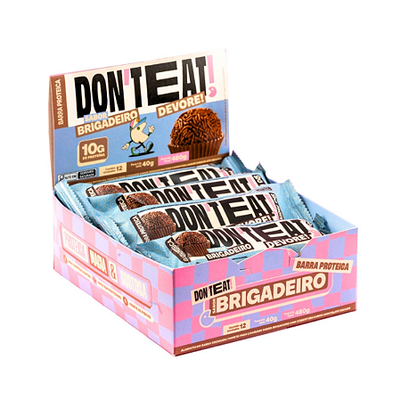 Barra De Proteína Brigadeiro Dont Eat Devore - Caixa 12 Un