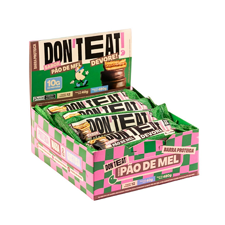 Barra De Proteína Pão De Mel Dont Eat Devore - Caixa 12 Un