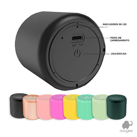 Mini Caixa de Som Bluetooth TWS LittleFUN Preto - Booglee - eletrônicos  para facilitar seu cotidiano e bem-estar