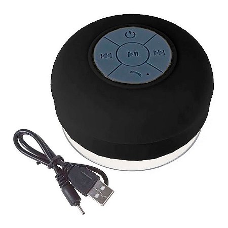 Mini Caixa de Som à Prova D'água Bluetooth USB Preto - Booglee -  eletrônicos para facilitar seu cotidiano e bem-estar