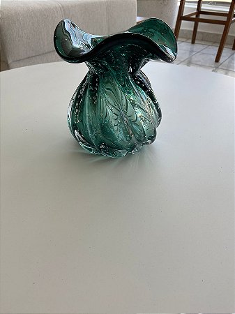 Vaso Murano Trouxinha Verde