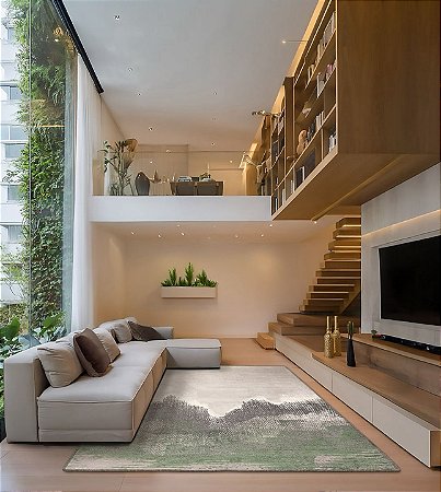 Tapete New com verde 200x300