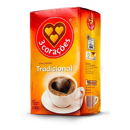 CAFE VAC.3 CORACOES 500G EST.REAL