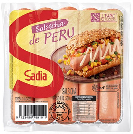 SALSICHA SADIA DE PERU 500G