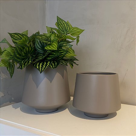 Cachepô Trapézio | Cinza