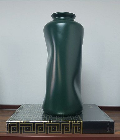 Vaso Amassadinho Cilindro Verde