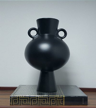 Vaso Orelha Gordo Preto