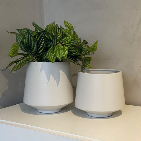 Cachepô Trapézio | Off White