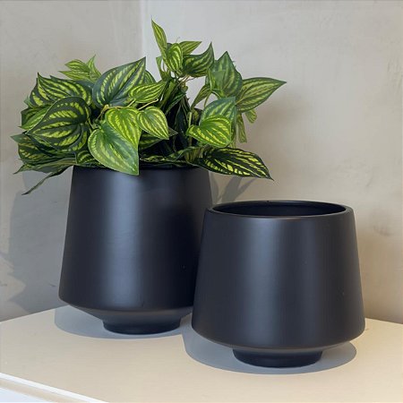 Cachepô Trapézio | Preto