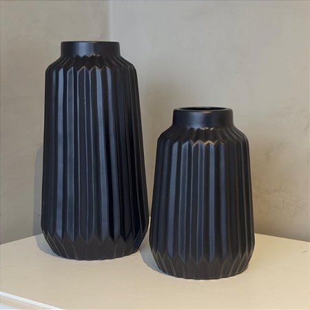 Vaso Geom | Preto