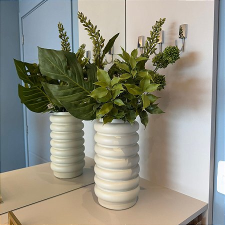 Vaso Espiral | Off White