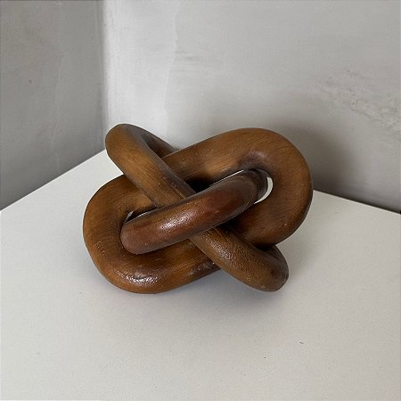 Escultura Elos em Madeira