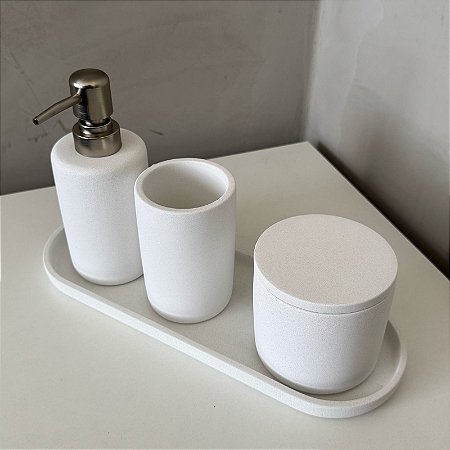Kit de Banheiro Branco