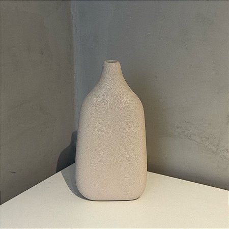 Vaso em Cerâmica Areia Pequeno