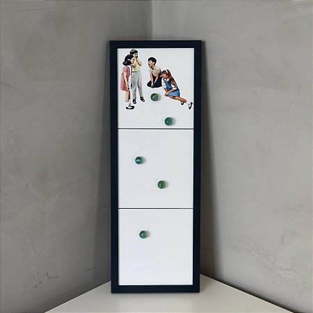 Quadro Azulejos - Bolinha de Gude