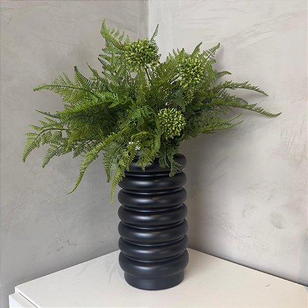 Vaso Espiral | Preto