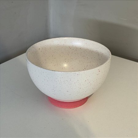 Bowl de Porcelana Base Rosa