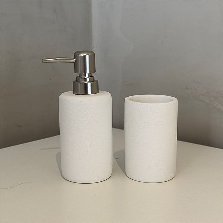 Kit Banheiro Básico Branco