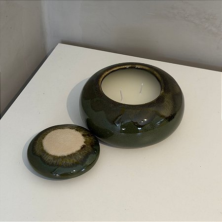 Vela Porcelana Verde
