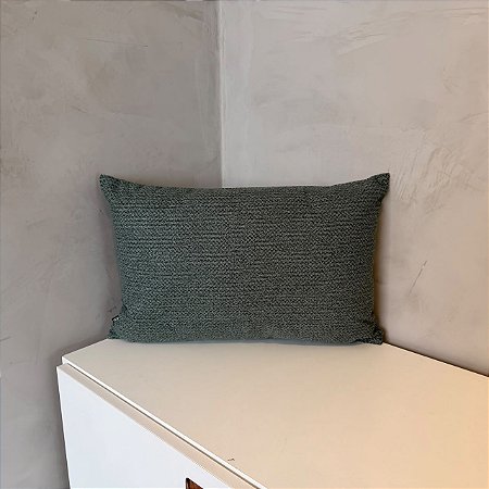 Almofada Bouclé Soft Verde Retangular