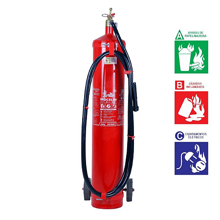 Extintor Pó Químico ABC 20Kg Sobre Rodas