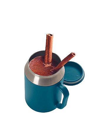 Tupperware Copo Térmico C/Tampa 400ml