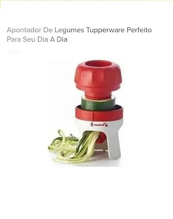 Tupperware Apontador de Legumes