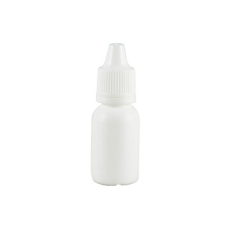 Frasco conta gotas 10 ml plástico gotejador Branco kit com 10 unid