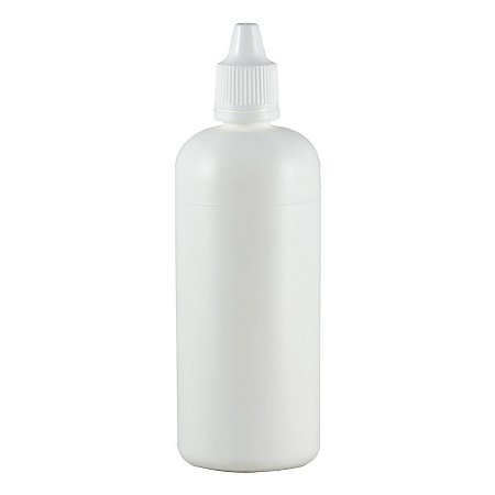 Frasco conta gotas 120 ml plástico gotejador Branco kit com 10 unid
