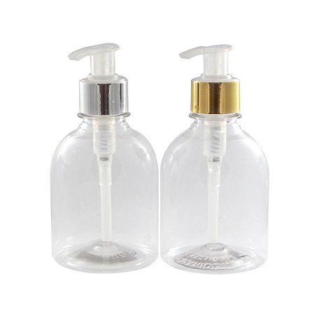 Frasco para Sabonete Líquido de 250 ml Luxo kit com 10 unid