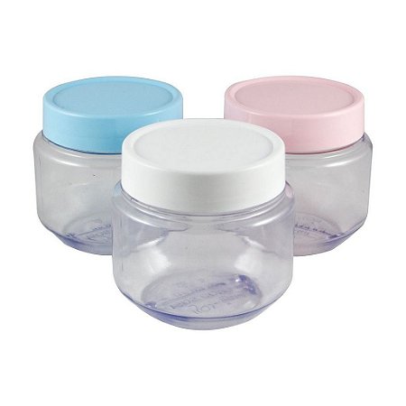 Pote de Papinha 120 ml de plástico PVC - RN Embalagens