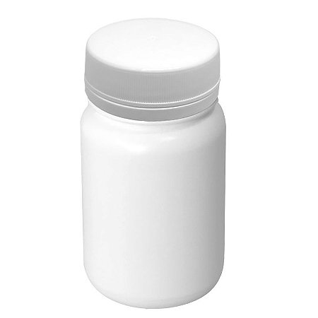 Pote Plastico para cápsula 120 ml Rosca Lacre kit 10 unid