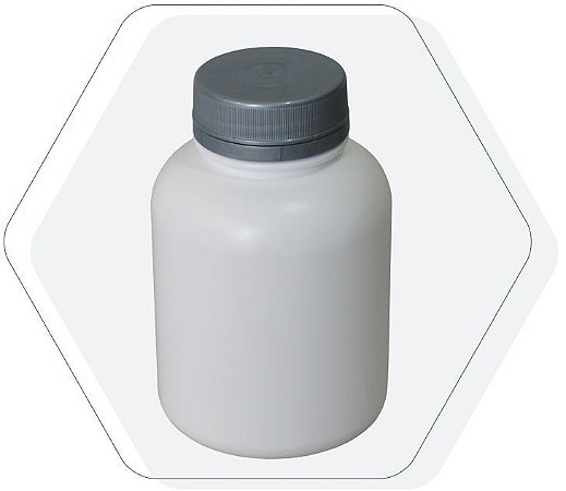 Pote Plástico para cápsula 240 ml Rosca Lacre kit 10 unid