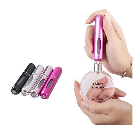 01 Porta perfume portátil recarregável