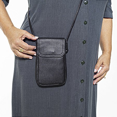 Bolsa Liz Venutti Com 1 Divisão (Preta)