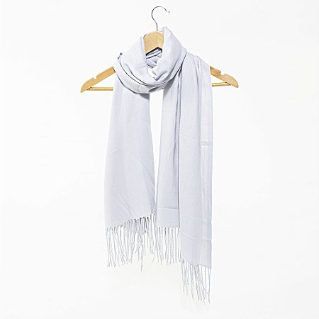 Echarpe Flora Venutti (Cinza Claro)