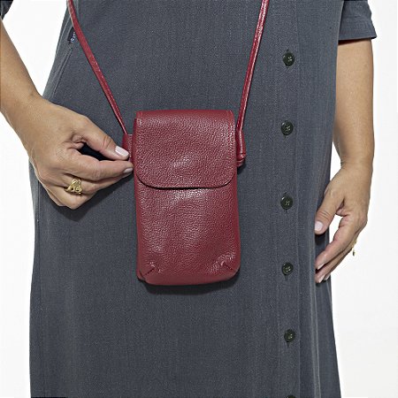 Bolsa Liz Venutti Com 2 Divisões (Vermelha)