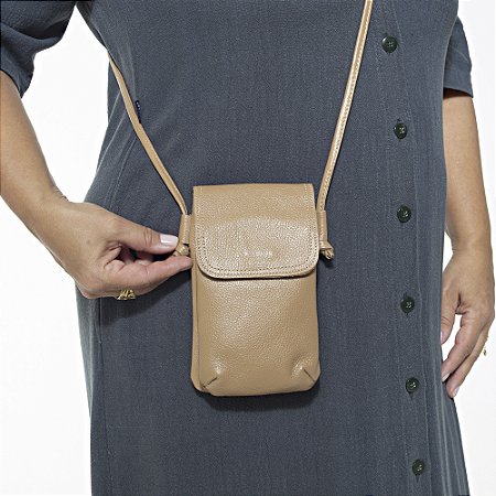 Bolsa Liz Venutti Com 2 Divisões (Avelã)