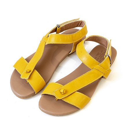 Sandália Rasteira Drica Venutti (Mostarda)