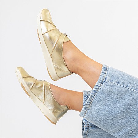 Tênis Joana Venutti (Dourado)