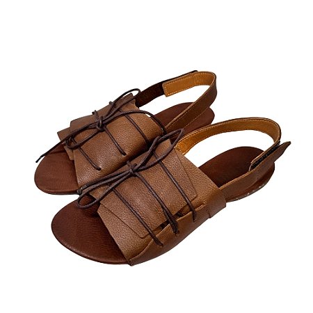 Sandália Rasteira Tereza Venutti (Marrom)