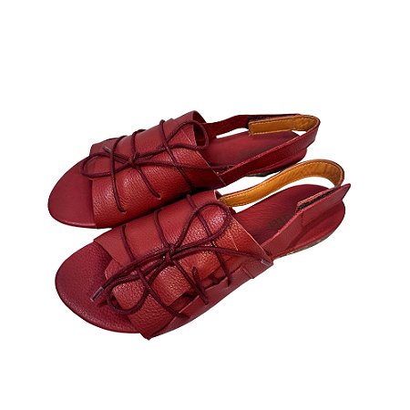 Sandália Rasteira Tereza Venutti (Vermelha)