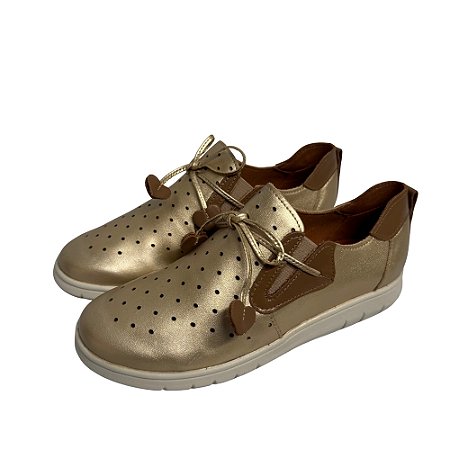Tênis Joyce Venutti (Dourado)