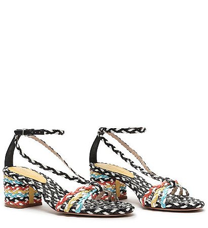 SANDÁLIA BLOCK HEEL FRESHFULL BRAID COLORS - Loja Ditoca