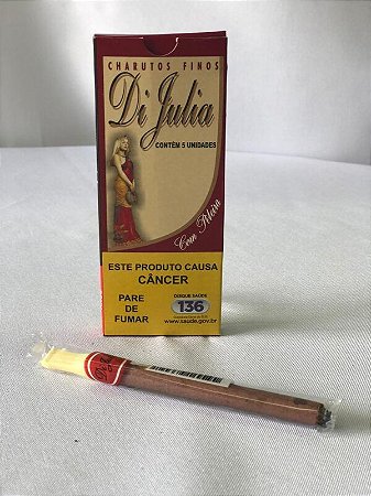Cigarrilhas Di Julia Com Piteira - com 5 unid.