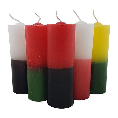 Velas Votivas (7 dias) feitas de 100% de parafina pura - Bi-Colores - 260gr
