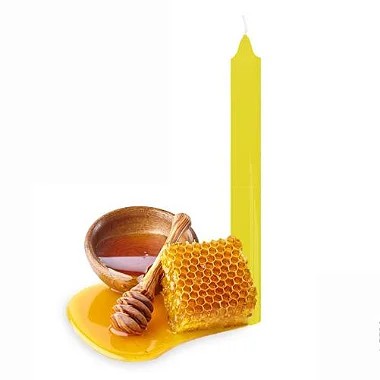 Velas Palitos feitas de 100% de parafina pura - com Mel- 1kg